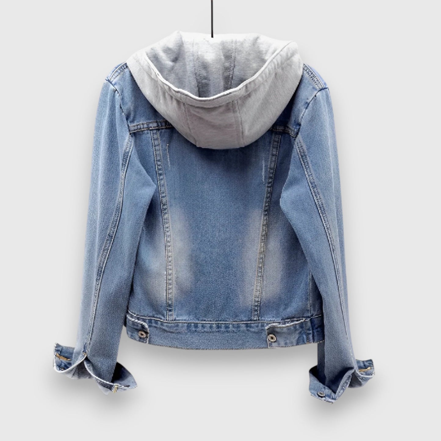 Lena – Jeansjacke mit Kapuze