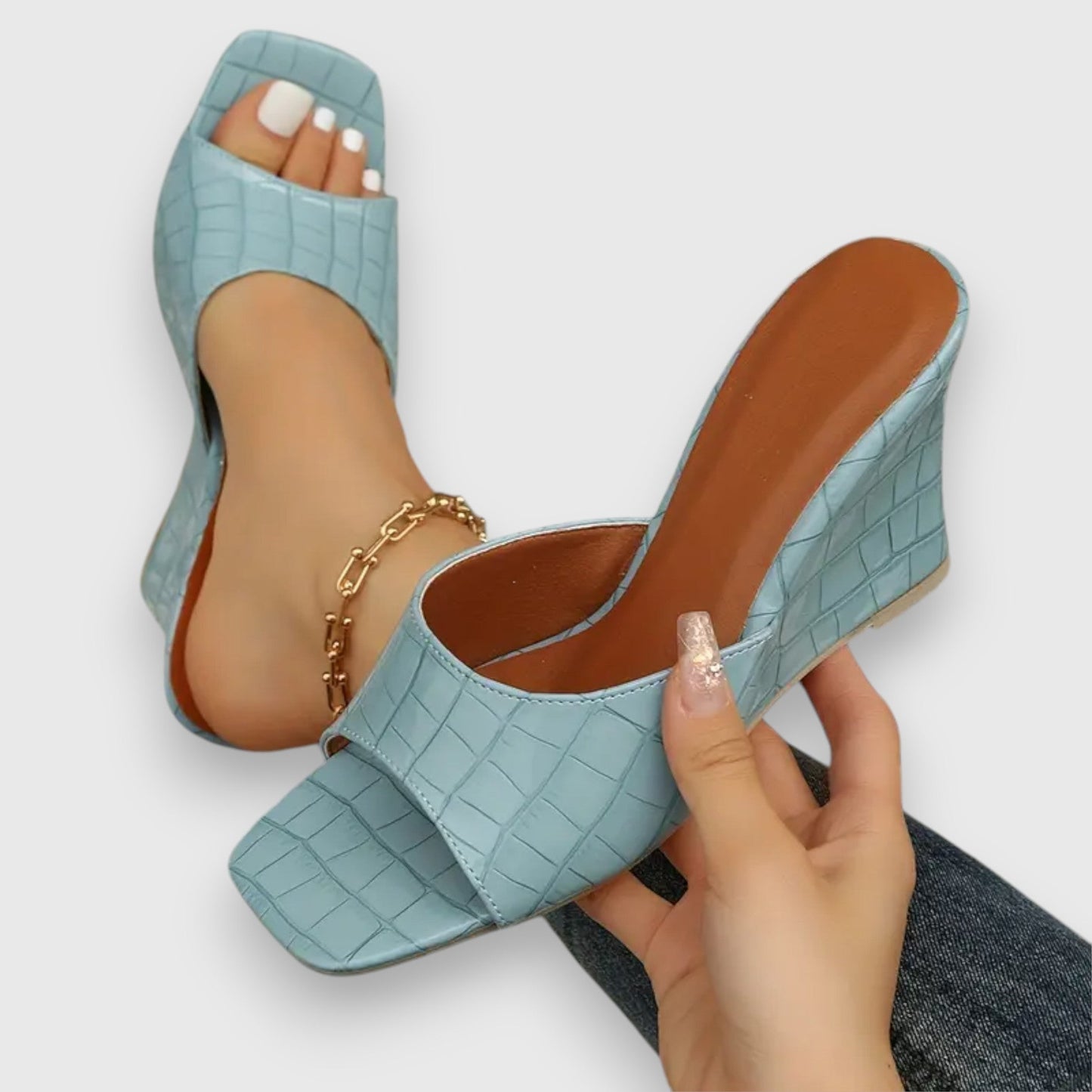 Jasmin – Keilabsatz Sandalen