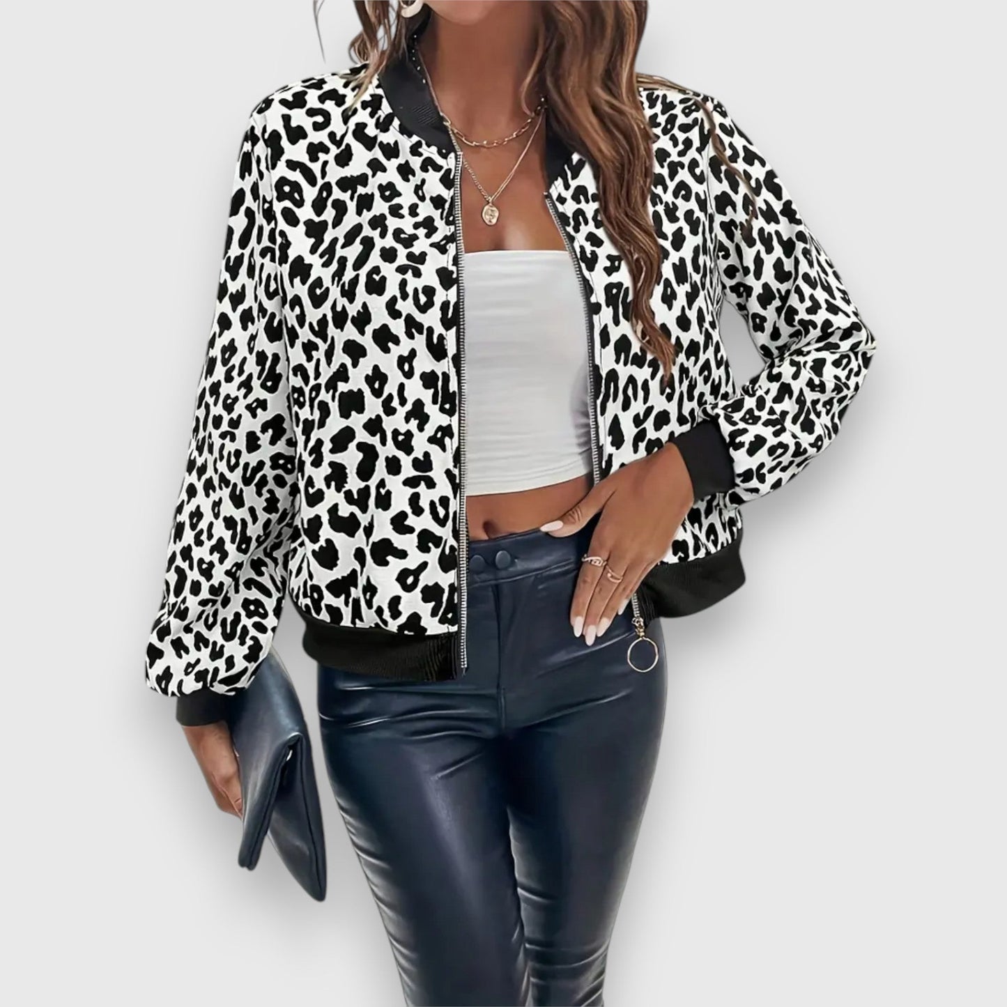 Noelia – Jacke mit Leopardenmuster