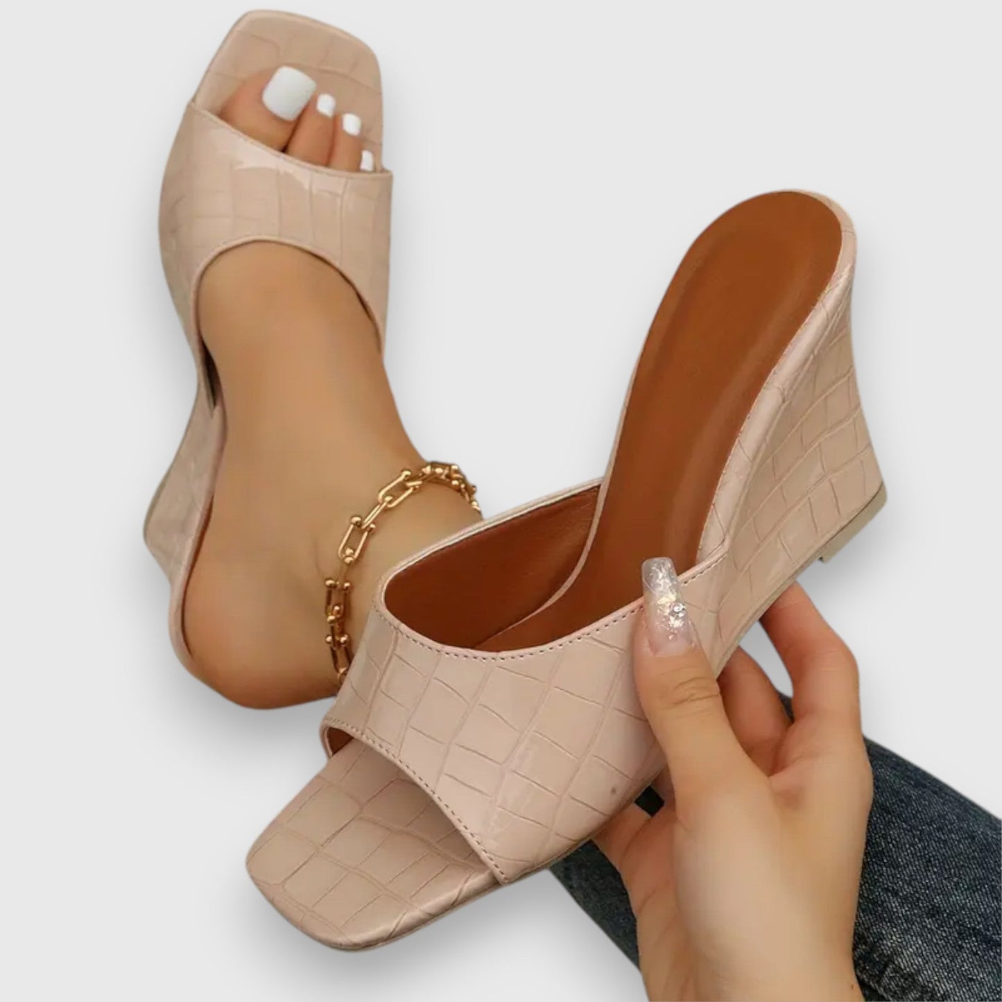 Jasmin – Keilabsatz Sandalen