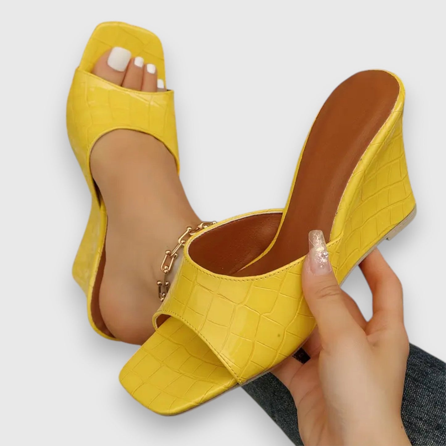 Jasmin – Keilabsatz Sandalen