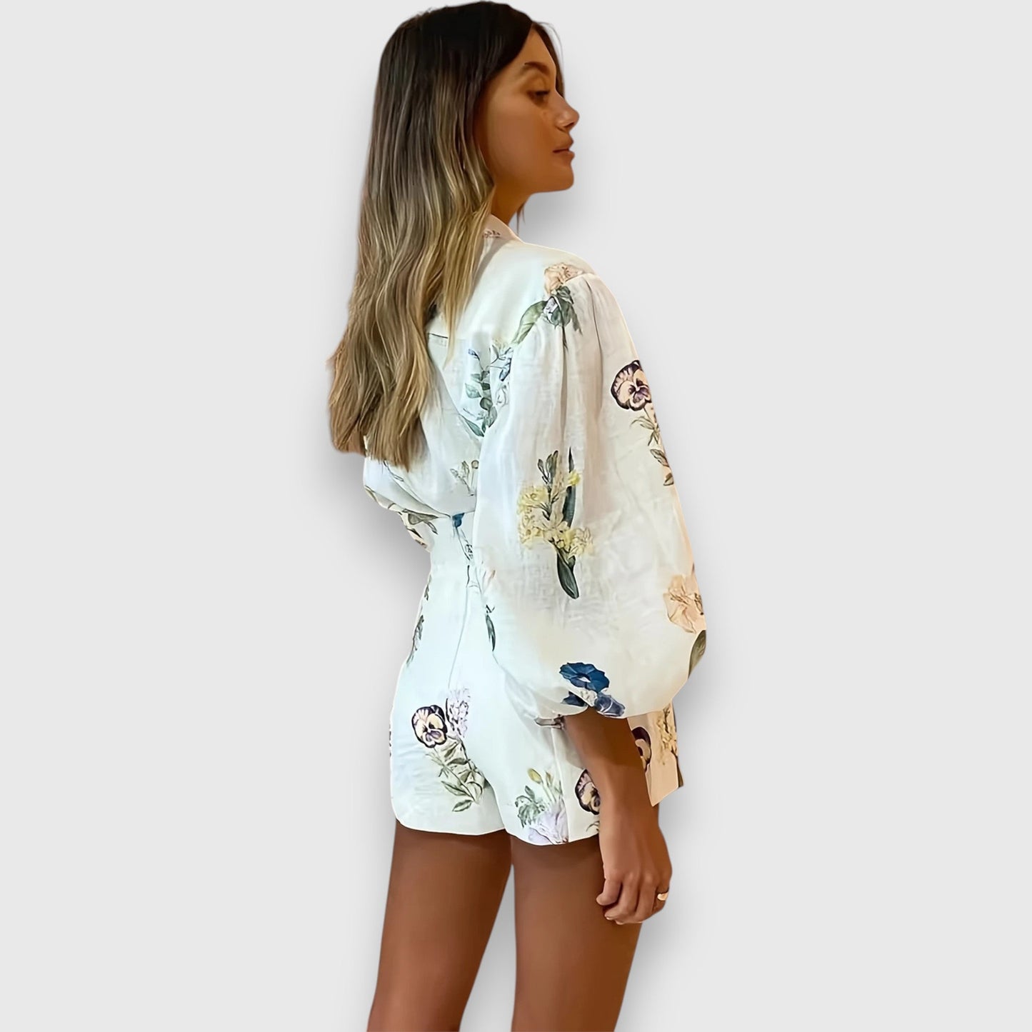 Liora – Blumen Zweiteiler-Set