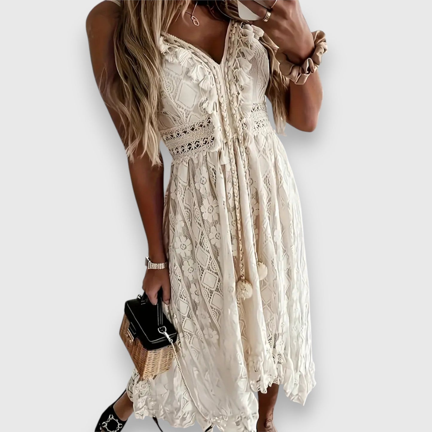 Fleur – Elegantes Kleid mit Spitze