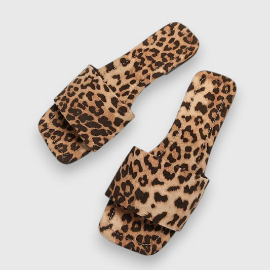 Theresa – Leopardenmuster Sandalen