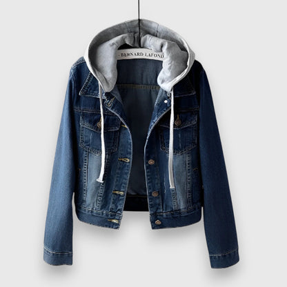 Lena – Jeansjacke mit Kapuze