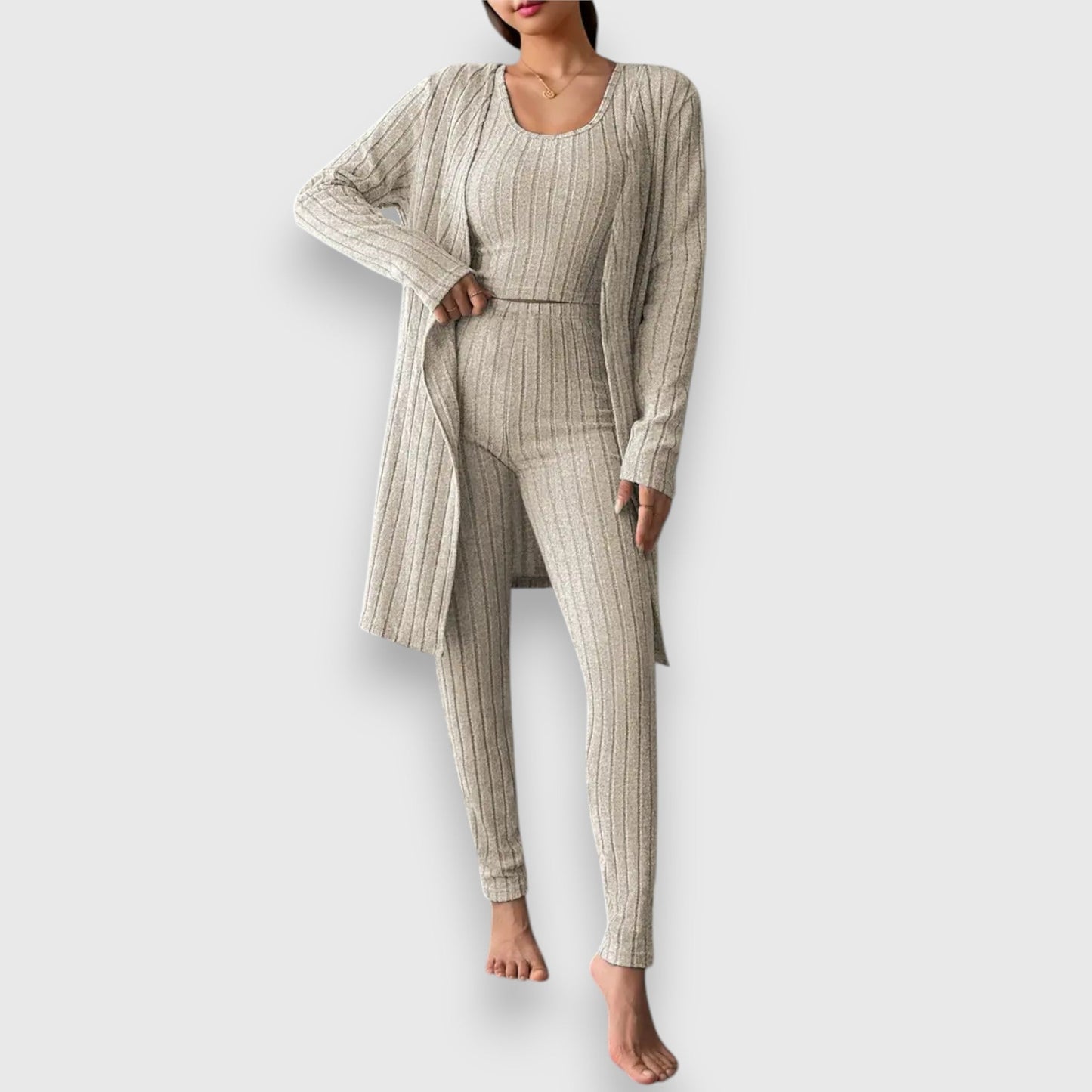 Gabriela – Elegantes 3-teiliges Strickset