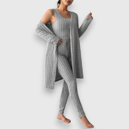 Gabriela – Elegantes 3-teiliges Strickset