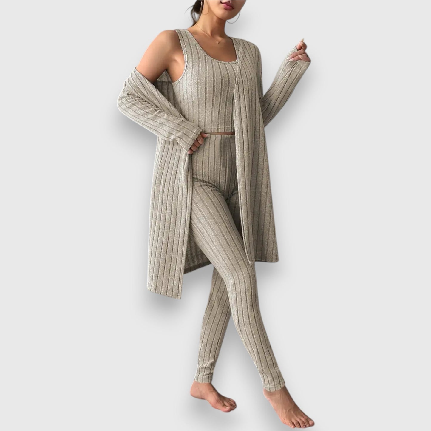 Gabriela – Elegantes 3-teiliges Strickset