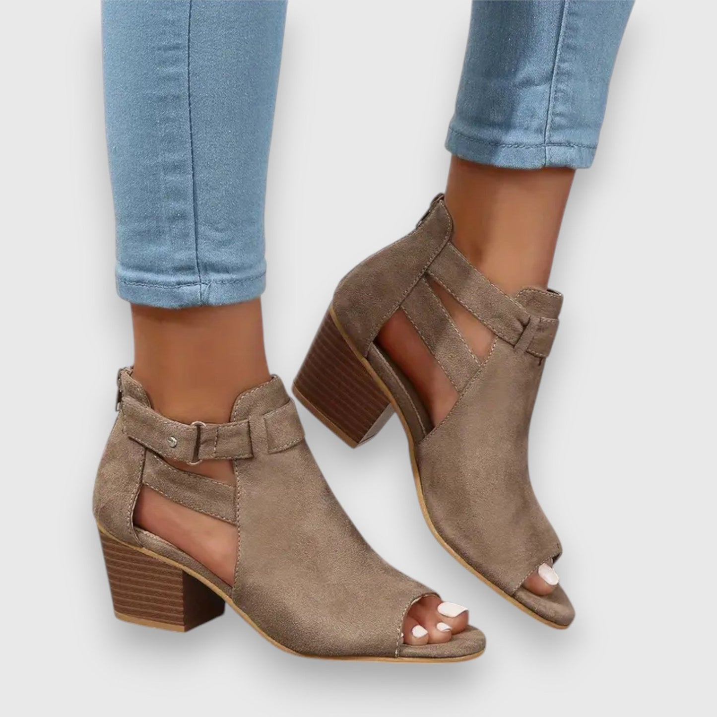 Nadine – Sandalen mit dicken Absätzen