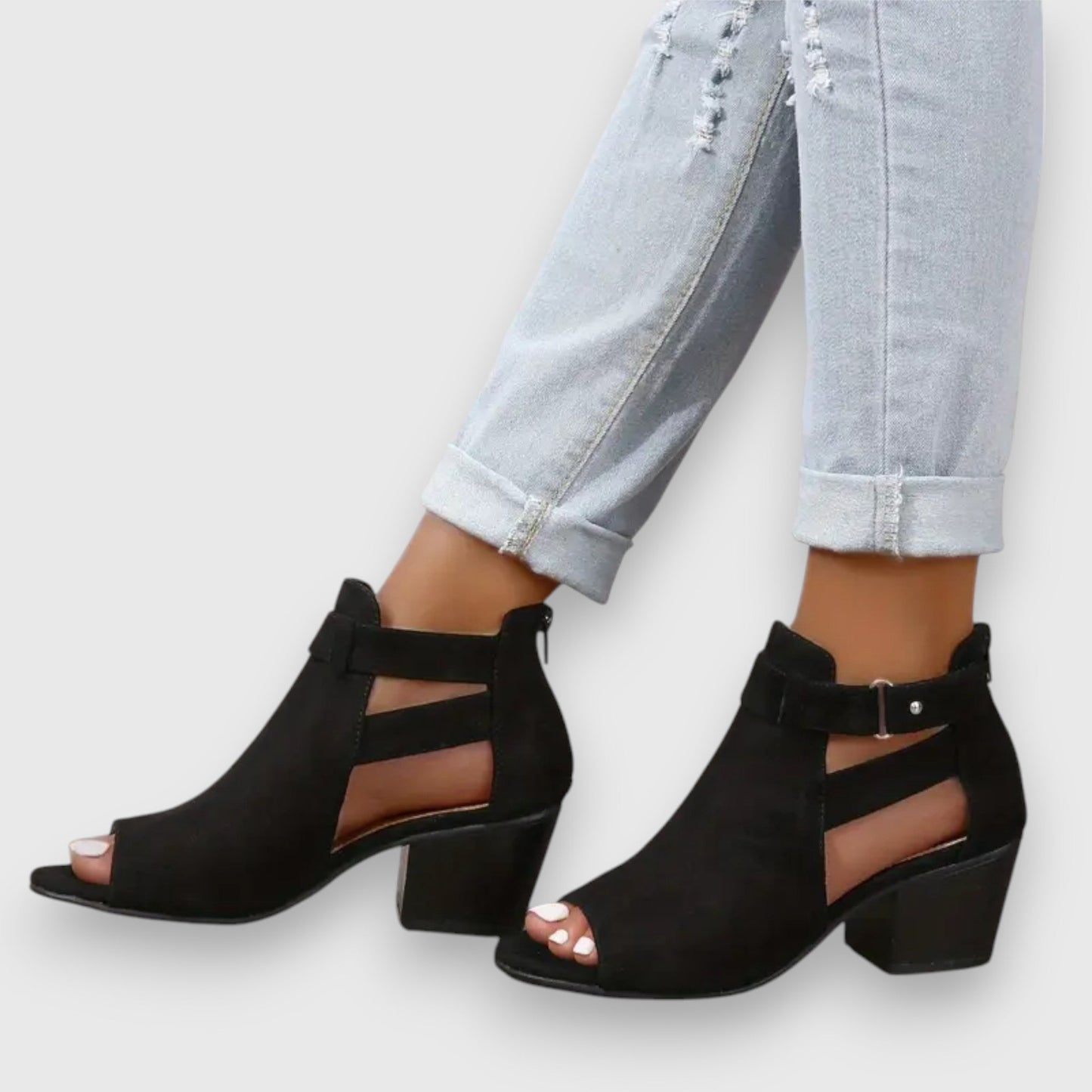 Nadine – Sandalen mit dicken Absätzen
